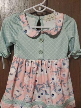 Marie Nicole Clothing Floral Dress Size 3XS (6-12 Months)